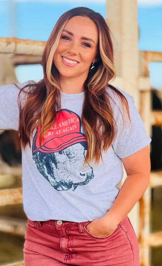 MAGA Cow- Tiny Cowboy Trading Co.