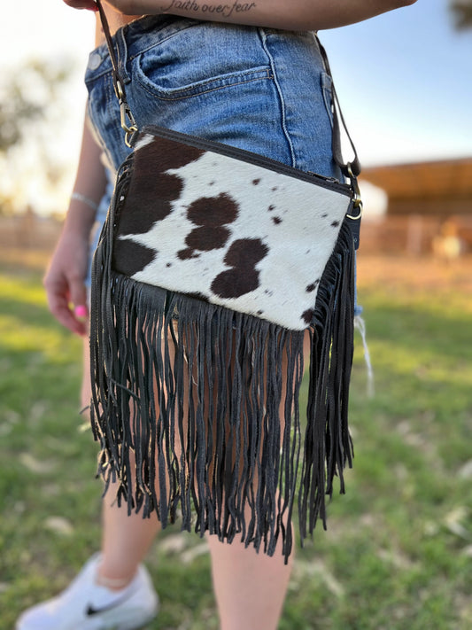 Cowhide Crossbody