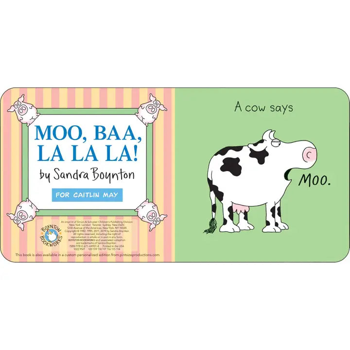 MOO BAA LA LA LA! Book - STV