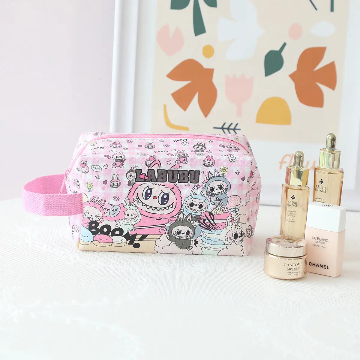 Children's Labubu Large Capacity Cosmetic Bag - STV