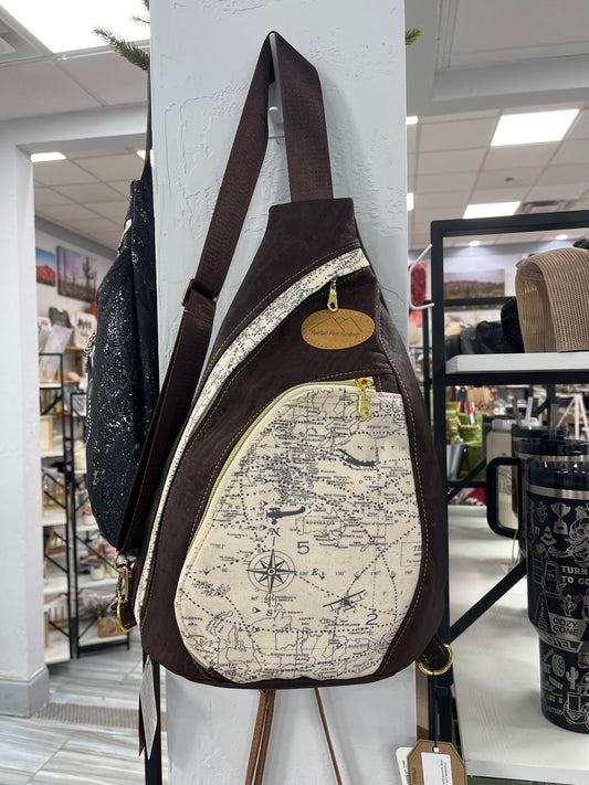 Chocolate cork map summit pack