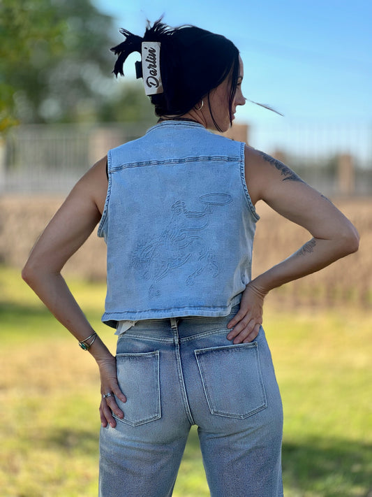 Sterling Denim Vest