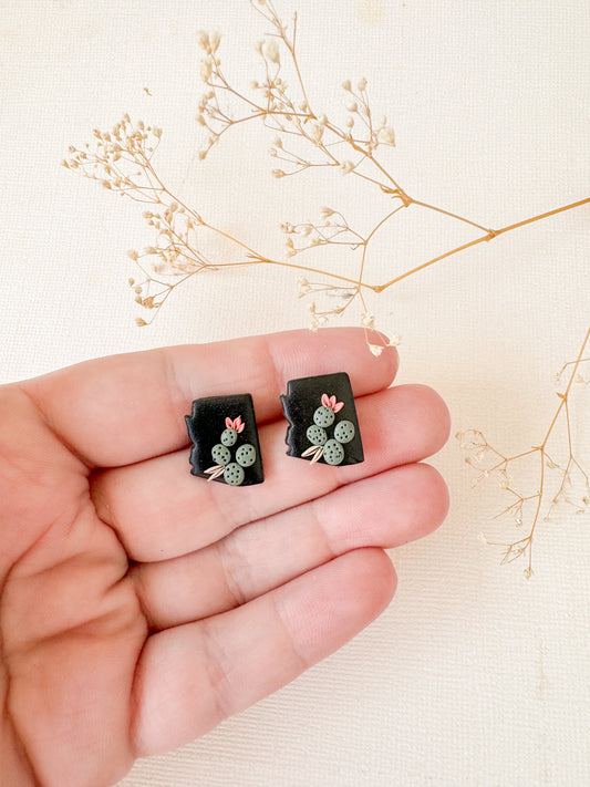 Black Prickly Pear Az Studs- DesertReign