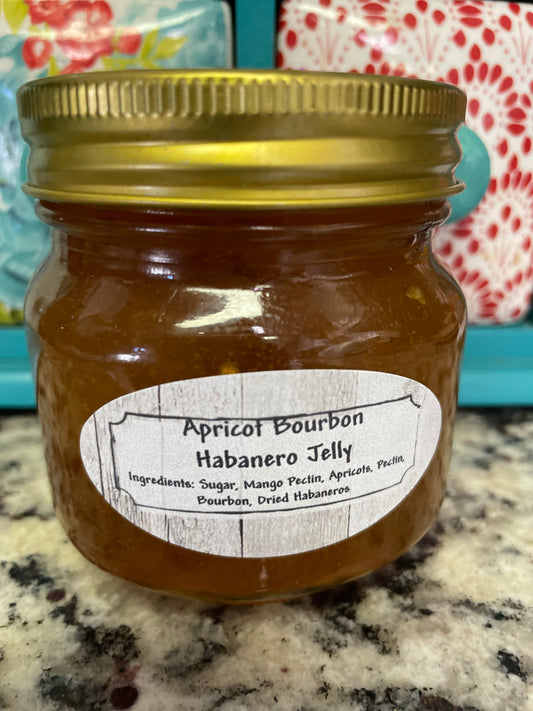 Apricot Bourbon Habanero Jelly