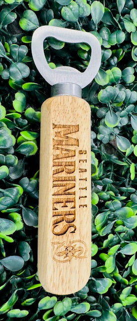 Wood Bottle Opener - Baseball - Burlapitup - STV
