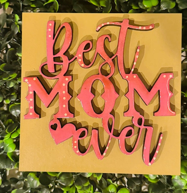 Leaning Frame Insert 4.25" (Mom) - STV