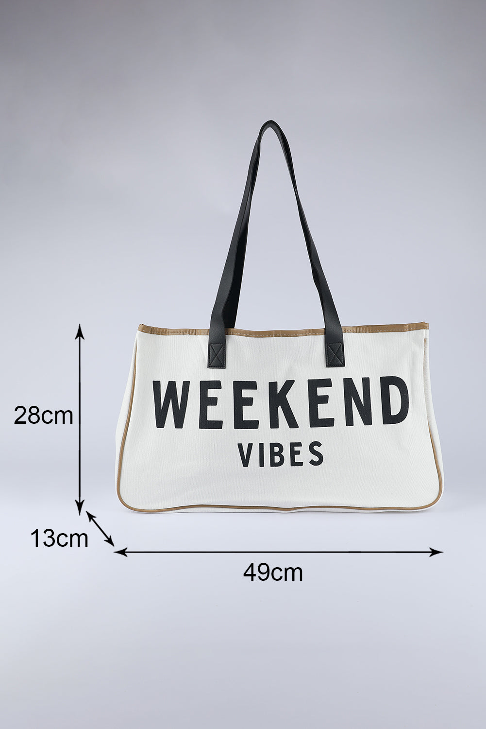 Weekend Vibes Canvas Tote Bag | JB Boutique |