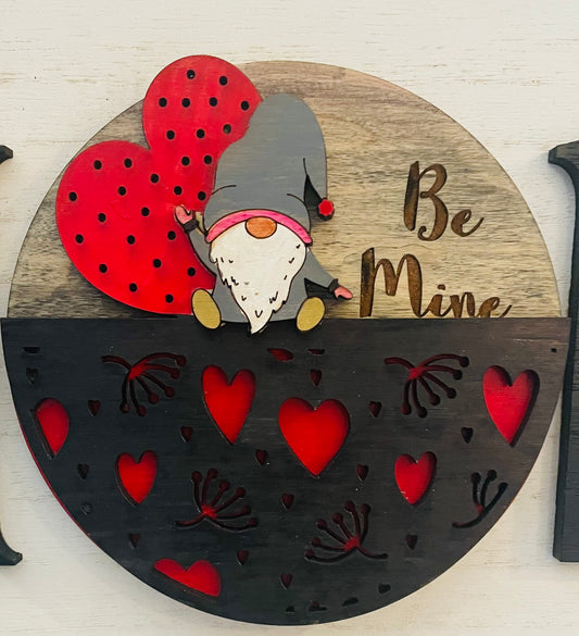 Interchangeable Magnetic Insert 4.5" (Valentine's Day) Burlapitup-STV
