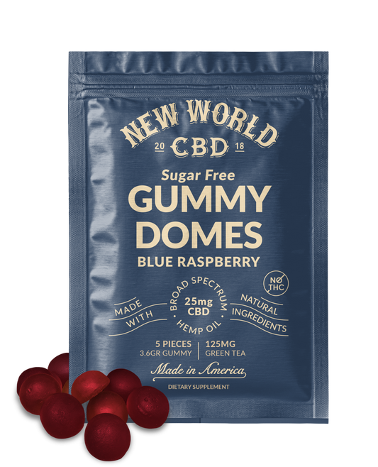 Blue Raspberry & Green Tea Sugar Free CBD Gummy!