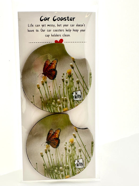 Butterfly Car Coasters