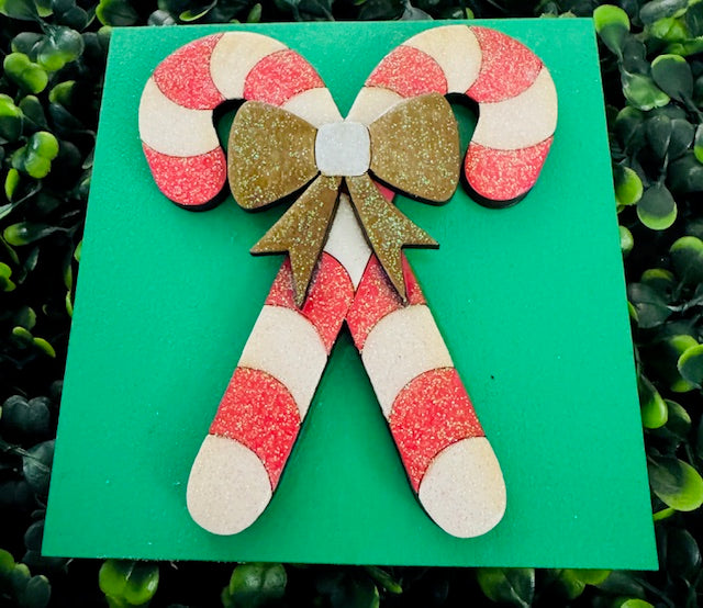 Interchangeable Insert - Candy Canes - STV