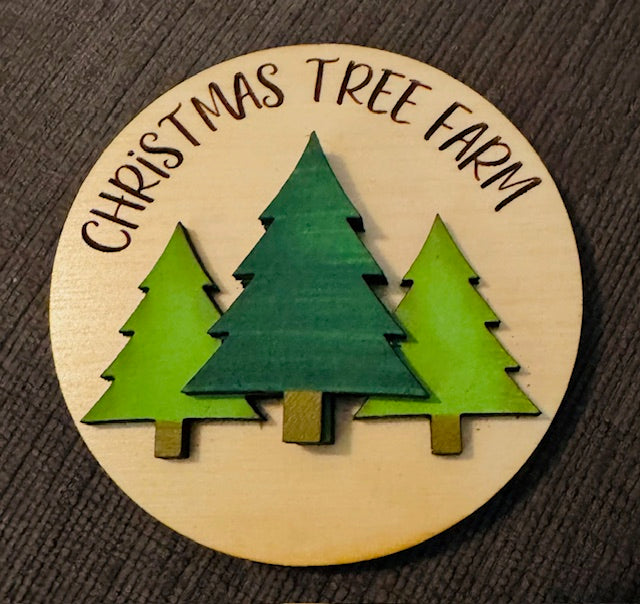 Magnetic Insert - Christmas Tree Farm - STV
