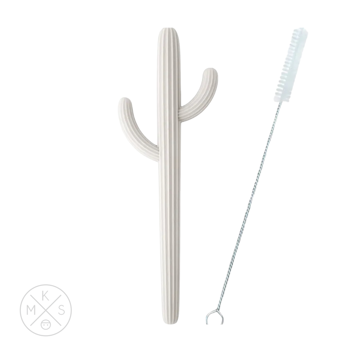 Cactus Silicone Teether & Straw for kids and adults - MKS MIMINOO