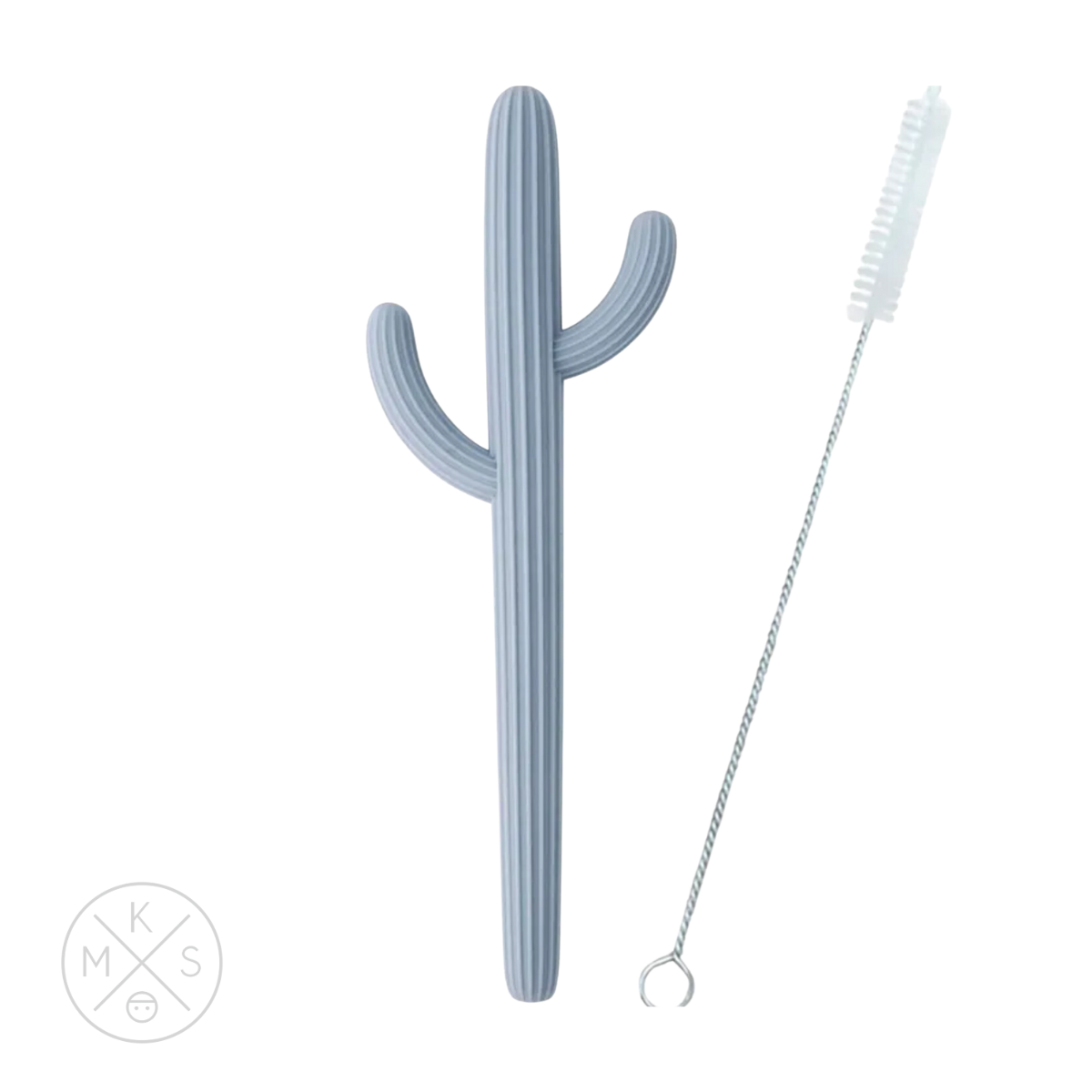 Cactus Silicone Teether & Straw for kids and adults - MKS MIMINOO