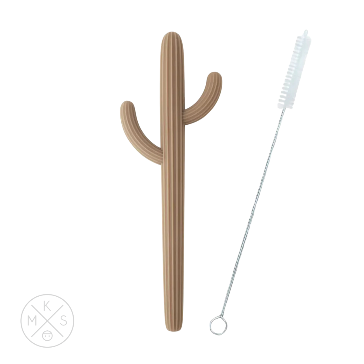 Cactus Silicone Teether & Straw for kids and adults - MKS MIMINOO