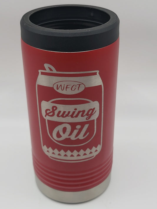 Koozie Slim Can - Swing Oil - Red