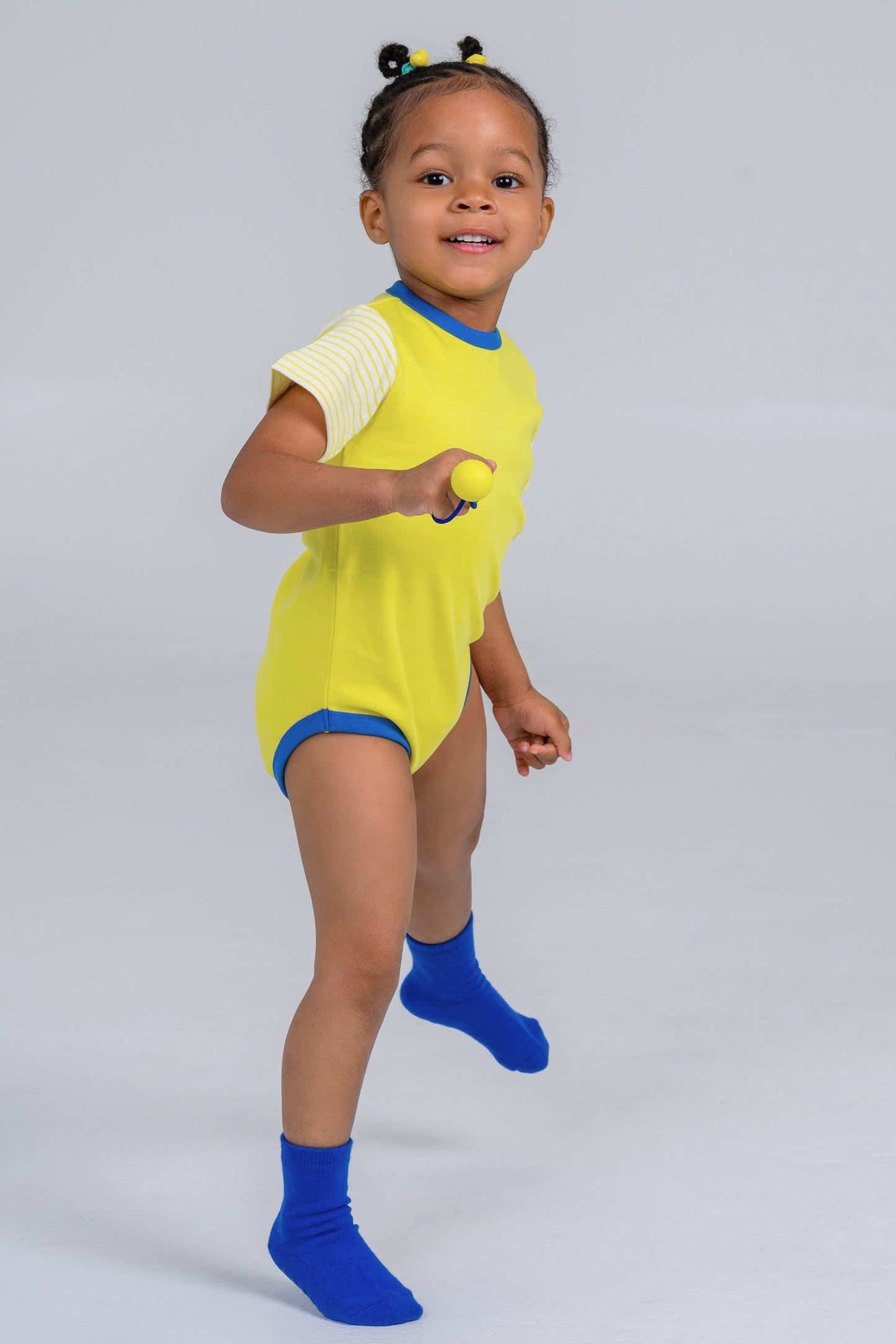 Short Sleeve Bodysuit - Palace Blue