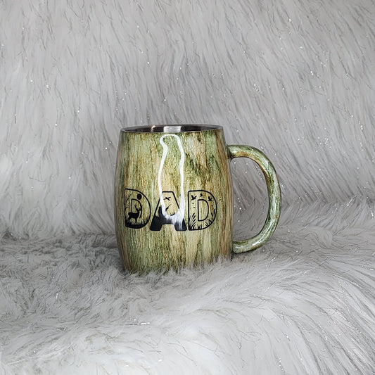 Dad Hunting Camo - Mug - Glitter Boss