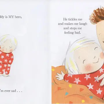 Daddy Is My Hero Book - Burlapitup-STV