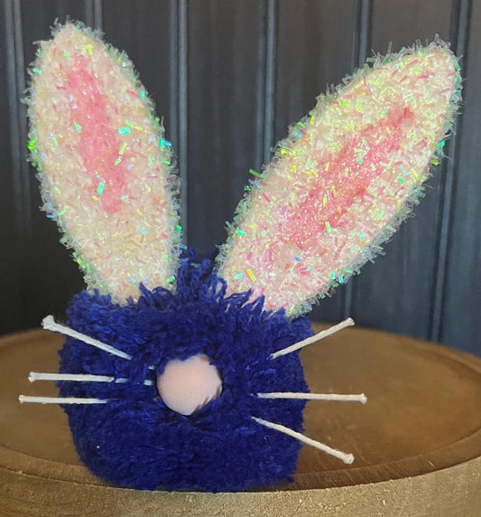 Gnoming Around: Dark blue Baby Bunny Gnome
