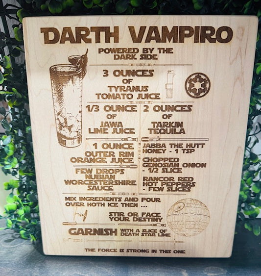 Star Wars Darth Vampiro Bar Board - STV