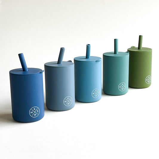 Silicone Drinking Straw Cups - Auggies & Friends