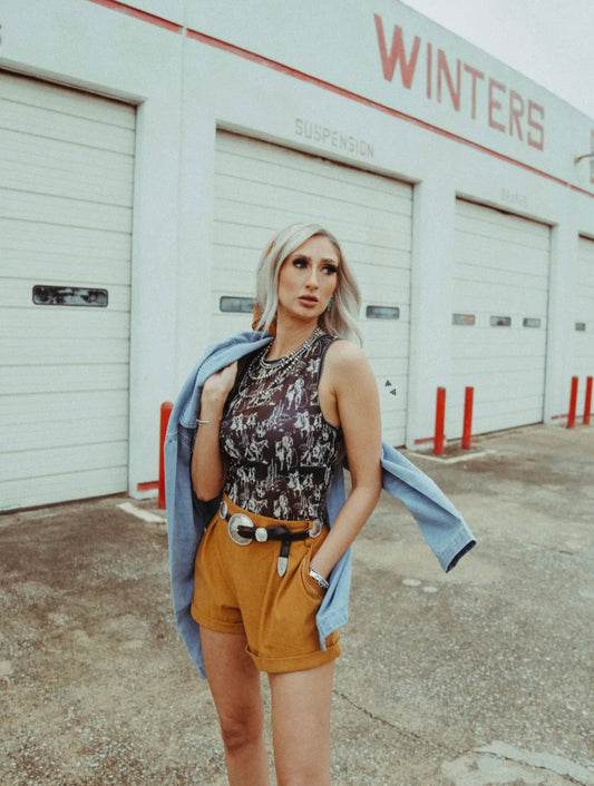 Calling Cowboys Tank-Tiny Cowboy Trading Co.