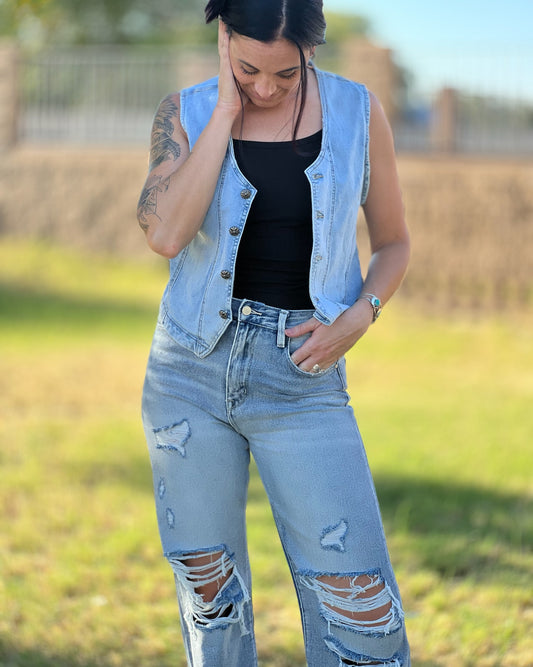 Sterling Denim Vest