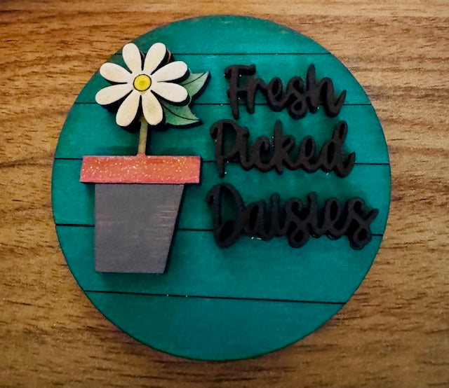 Magnetic Insert - Fresh Picked Daisies - STV