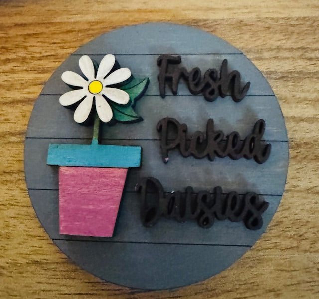 Magnetic Insert - Fresh Picked Daisies - STV