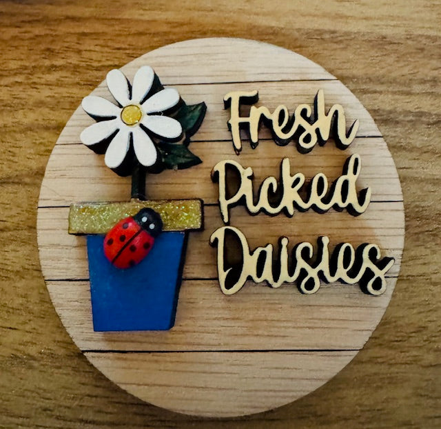 Magnetic Insert - Fresh Picked Daisies - STV