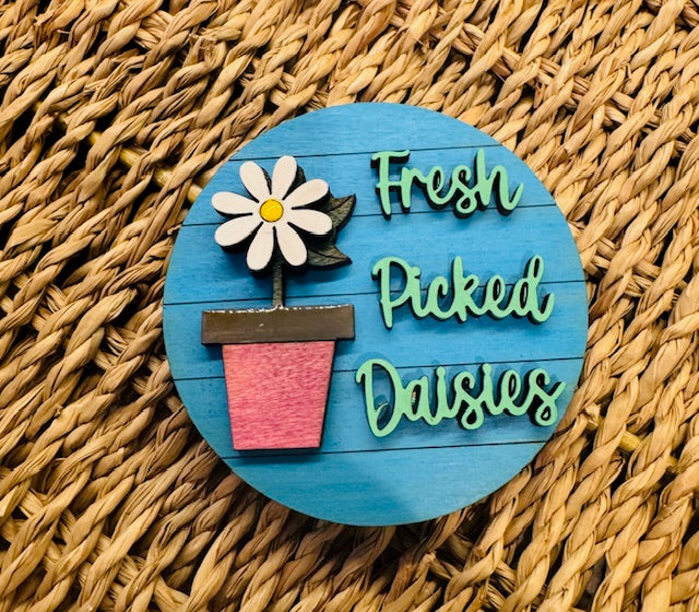 Magnetic Insert - Fresh Picked Daisies - STV