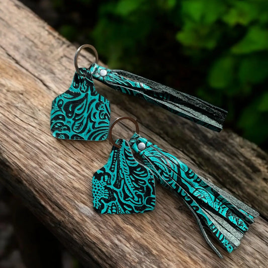 FRINGE LEATHER KEY CHAIN