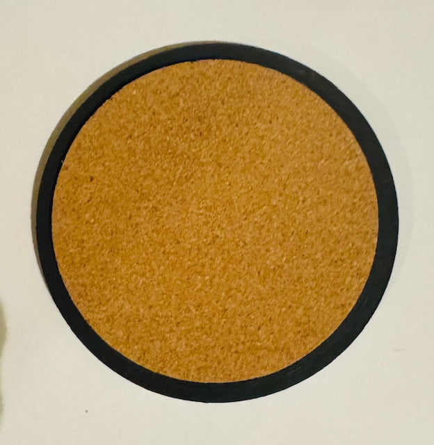 Wood & Burlap Coaster - CHD