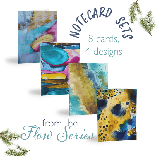 Flow Collection Notecards - Sunni Kuraoka Art