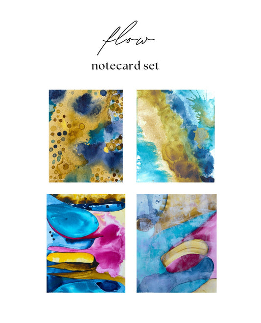 Flow Collection Notecards - Sunni Kuraoka Art