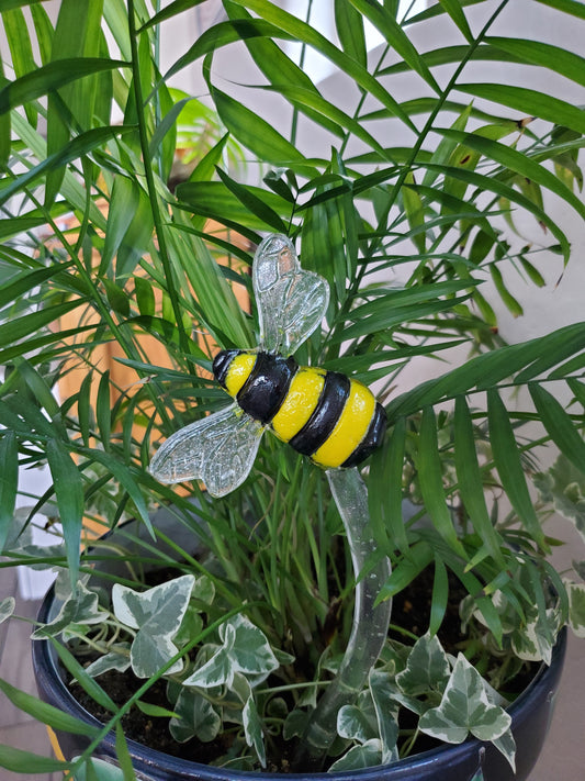 Plant Stake - Casted Bee