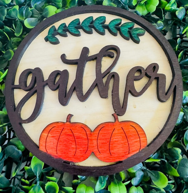Magnetic Insert - Gather Pumpkins