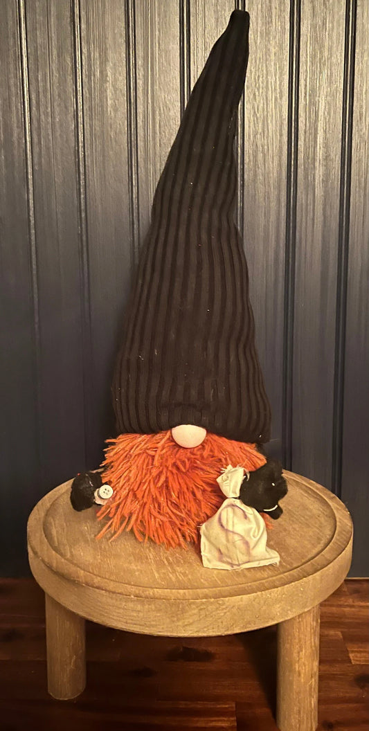Gnoming Around: Gnome with Halloween Robber Costume