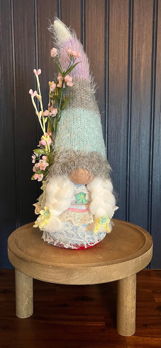 Gnoming Around: Gnome with Lace & Flowers