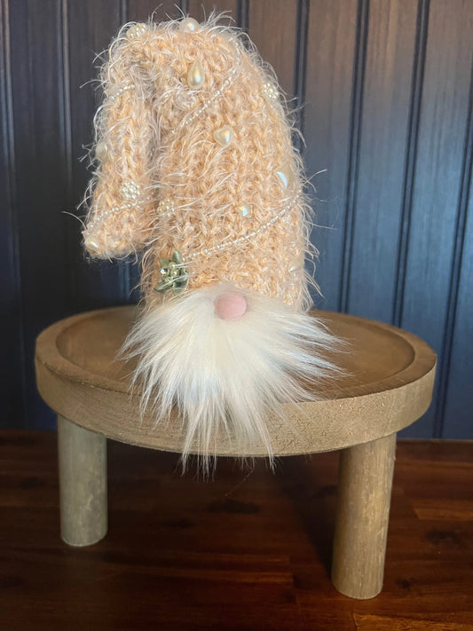 Gnoming Around: Gnome with Peach Hat and Mintgreen Body