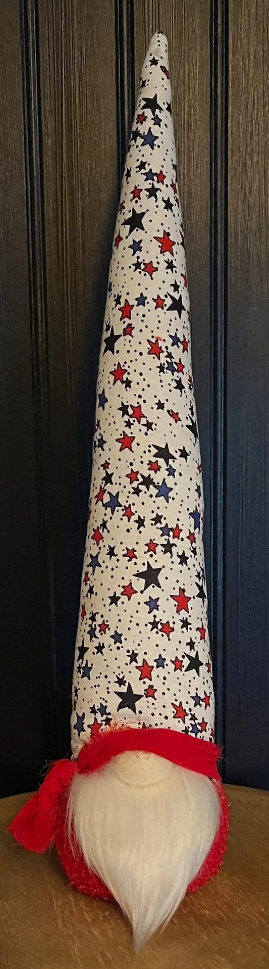 Gnoming Around: Gnome with Red/White/Blue Star Hat