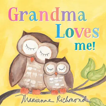 My Grandma Loves Me Book - Burlapitup-STV
