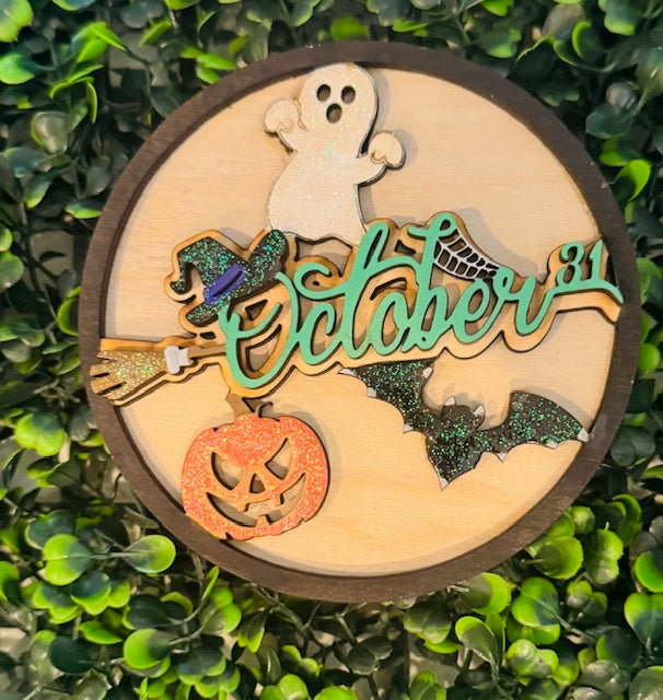 Magnetic Insert 4.5" Halloween Oct 31st  - STV