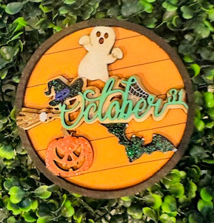 Magnetic Insert 4.5" Halloween Oct 31st  - STV