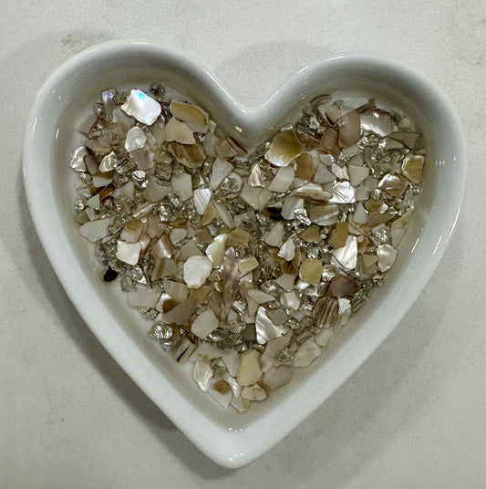 Heart Jewelry Dish Seashells - Janine's Resin Creations