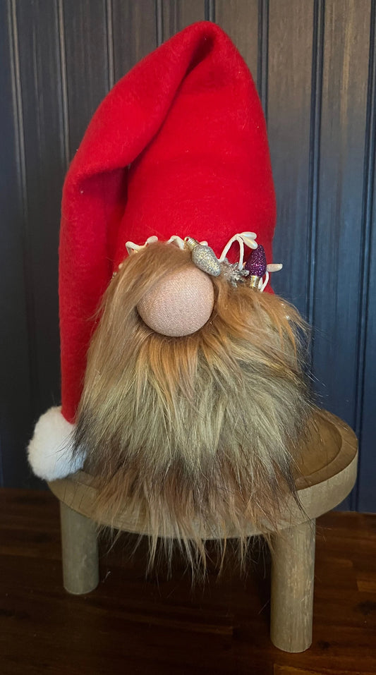 Gnoming Around: Holiday Gnome with Brown Beard