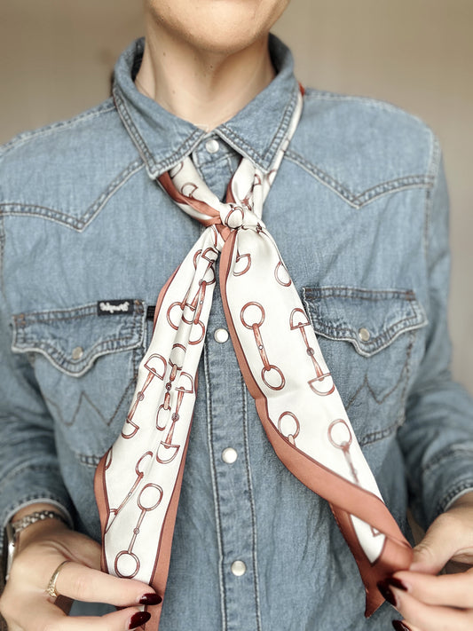 Horse Bit Ribbon Wild Rag