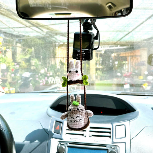 Crochet Totoro hanging