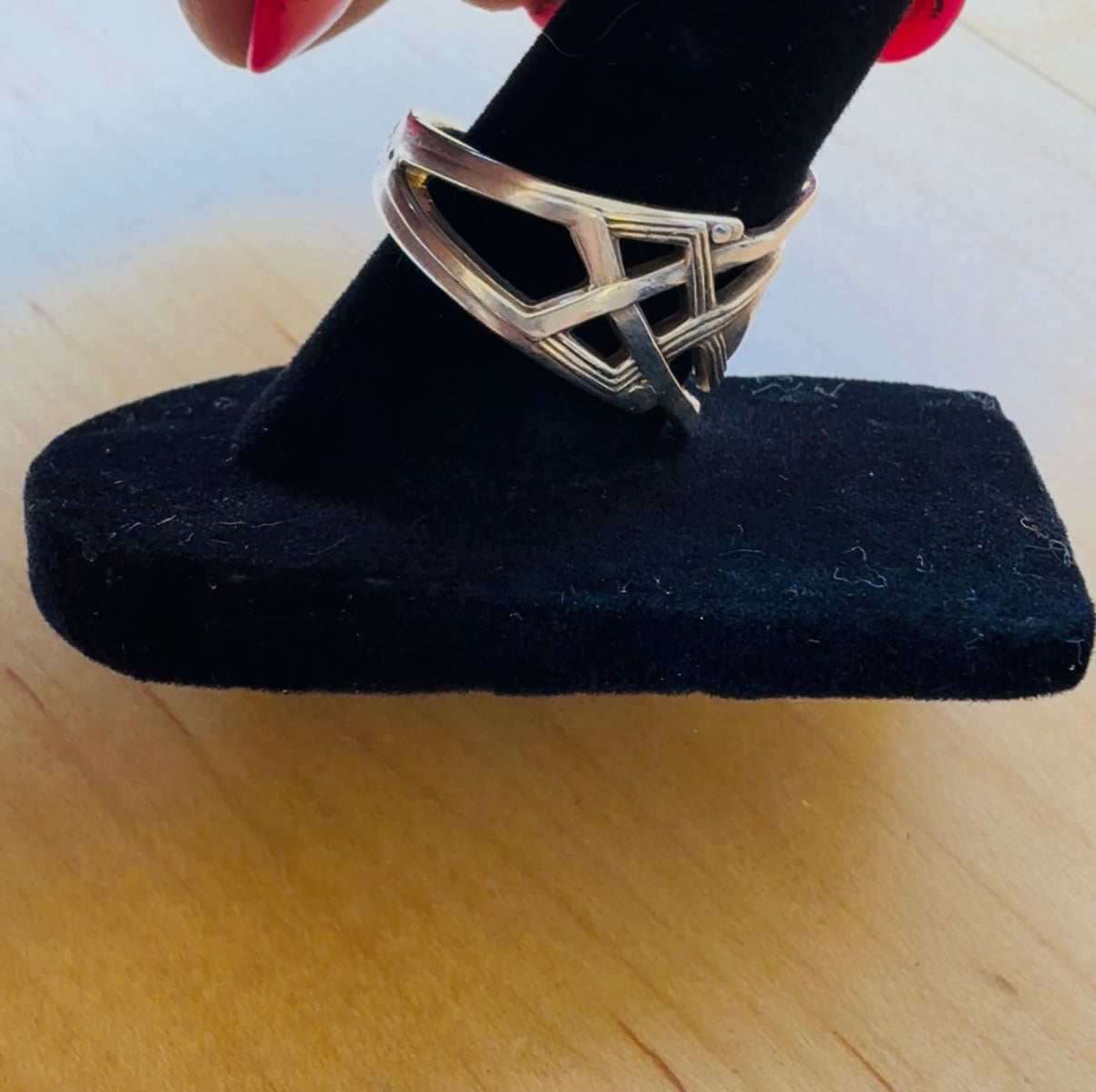 Betty Jean Co - .925 Size 9 Monticello Spoon Ring